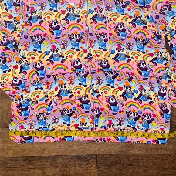 Posh Peanut x Lisa Frank Women’s Size 2XL Hoodie NWT Panda Painter Collaboration - Picture 10 of 16